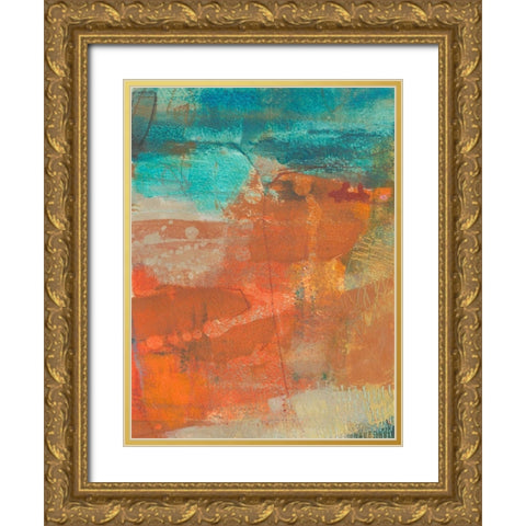 Alira IV Gold Ornate Wood Framed Art Print with Double Matting by Jachimiec, Sue