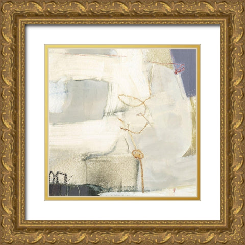 Pique I Gold Ornate Wood Framed Art Print with Double Matting by Jachimiec, Sue