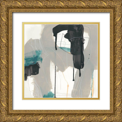 Carioca II Gold Ornate Wood Framed Art Print with Double Matting by Vess, June Erica