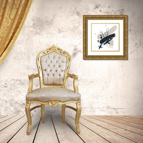 Kanji II Gold Ornate Wood Framed Art Print with Double Matting by Vess, June Erica