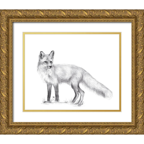 Wildlife Trail I Gold Ornate Wood Framed Art Print with Double Matting by Wang, Melissa