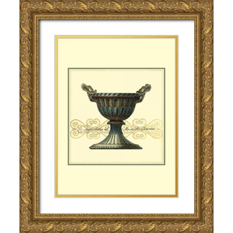 Antica Clementino Urna III Gold Ornate Wood Framed Art Print with Double Matting by Vision Studio