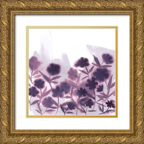 Ultra Violets II Gold Ornate Wood Framed Art Print with Double Matting by Popp, Grace