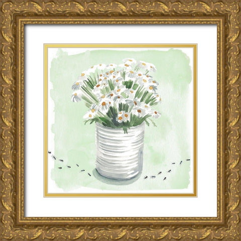 Summer Picnic I Gold Ornate Wood Framed Art Print with Double Matting by Parker, Jennifer Paxton