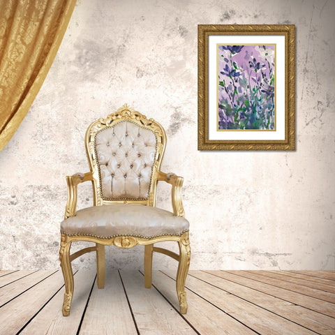 Garden Moment I Gold Ornate Wood Framed Art Print with Double Matting by Dixon, Samuel