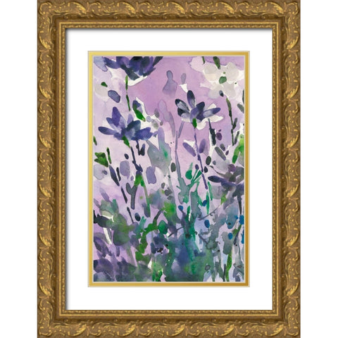Garden Moment I Gold Ornate Wood Framed Art Print with Double Matting by Dixon, Samuel