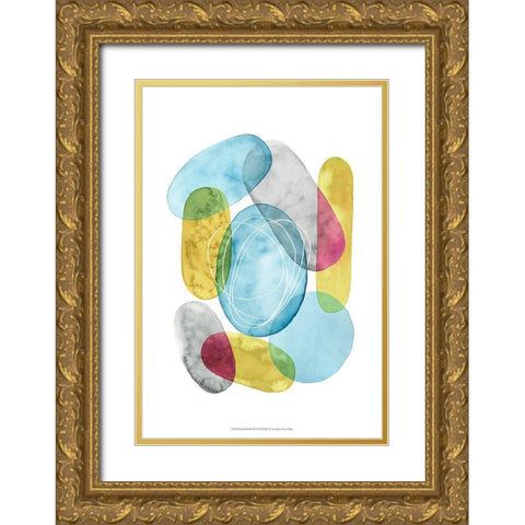 Sunlit Pebbles II Gold Ornate Wood Framed Art Print with Double Matting by Popp, Grace