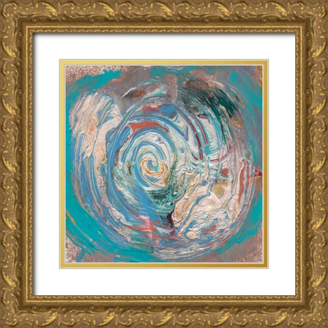 Space Oddity II Gold Ornate Wood Framed Art Print with Double Matting by Ludwig, Alicia