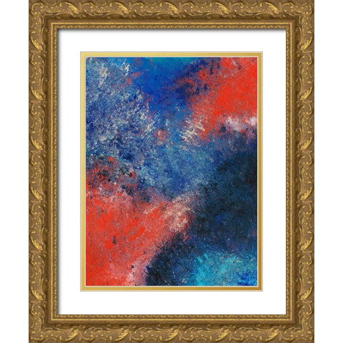Harmonious Balance I Gold Ornate Wood Framed Art Print with Double Matting by Moore, Regina
