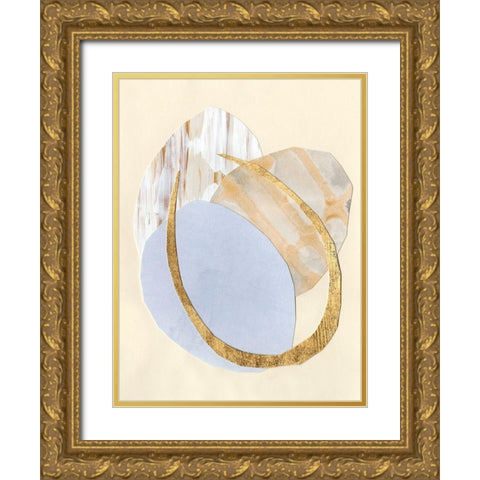 Palm Springs III Gold Ornate Wood Framed Art Print with Double Matting by Stramel, Renee W.