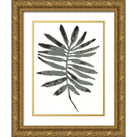 Foliage Fossil VII Gold Ornate Wood Framed Art Print with Double Matting by Vess, June Erica