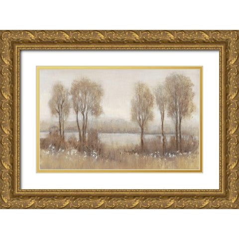 Rainy Afternoon II Gold Ornate Wood Framed Art Print with Double Matting by OToole, Tim