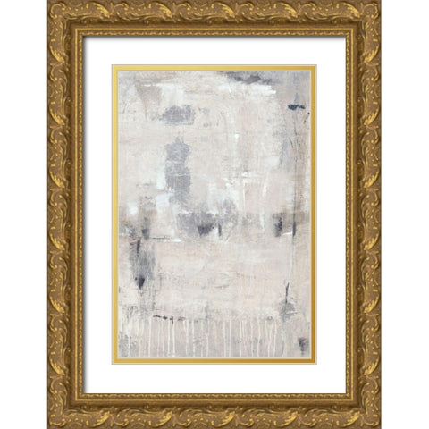 Grey State II Gold Ornate Wood Framed Art Print with Double Matting by OToole, Tim