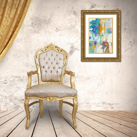 Pascal I Gold Ornate Wood Framed Art Print with Double Matting by Jachimiec, Sue