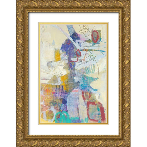 Pascal II Gold Ornate Wood Framed Art Print with Double Matting by Jachimiec, Sue