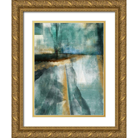 Ireland I Gold Ornate Wood Framed Art Print with Double Matting by Deans, Karen