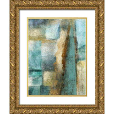 Ireland II Gold Ornate Wood Framed Art Print with Double Matting by Deans, Karen