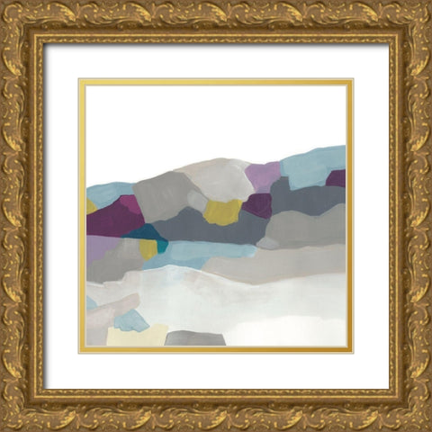 Valley Prism I Gold Ornate Wood Framed Art Print with Double Matting by Vess, June Erica