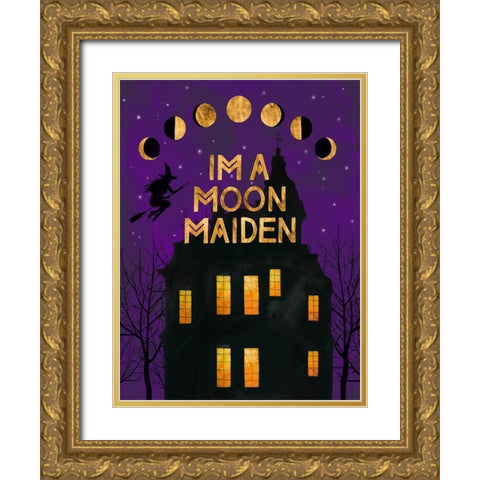 Hallows Eve II Gold Ornate Wood Framed Art Print with Double Matting by Popp, Grace