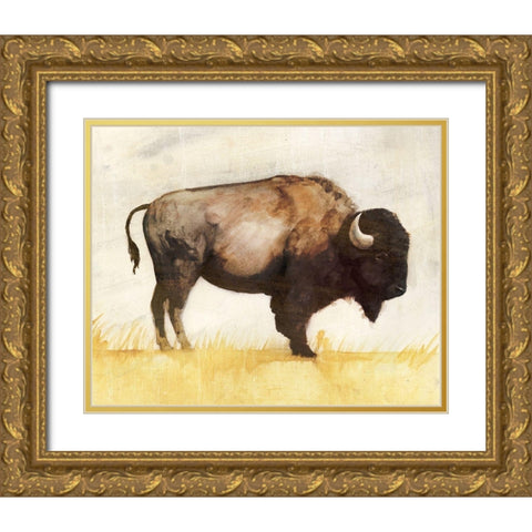 Roam II Gold Ornate Wood Framed Art Print with Double Matting by Borges, Victoria