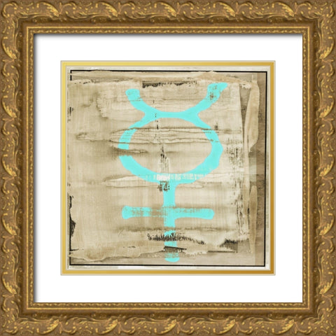 The Deities, Mercury Gold Ornate Wood Framed Art Print with Double Matting by Aryai, Sia