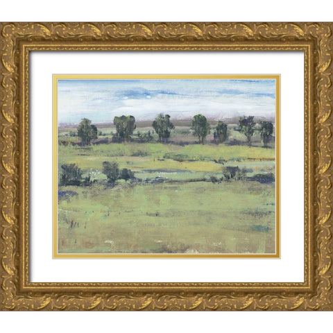 Horizon Time II Gold Ornate Wood Framed Art Print with Double Matting by OToole, Tim