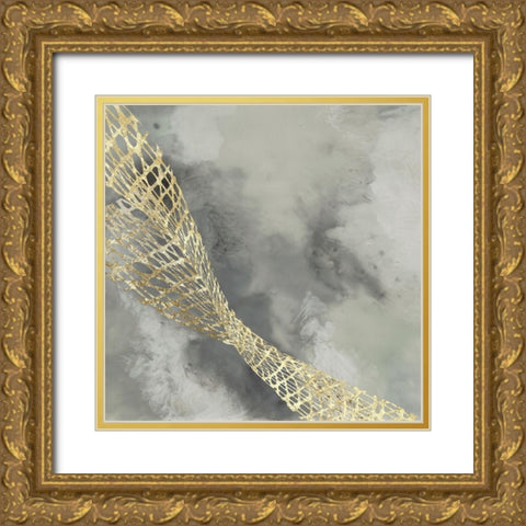 Cloud Matrix II Gold Ornate Wood Framed Art Print with Double Matting by Goldberger, Jennifer