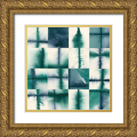 Evanesce II Gold Ornate Wood Framed Art Print with Double Matting by Lam, Vanna