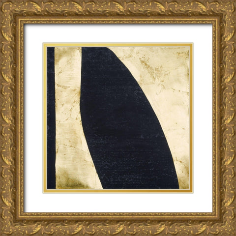 Shape Shifter III Gold Ornate Wood Framed Art Print with Double Matting by Stramel, Renee W.
