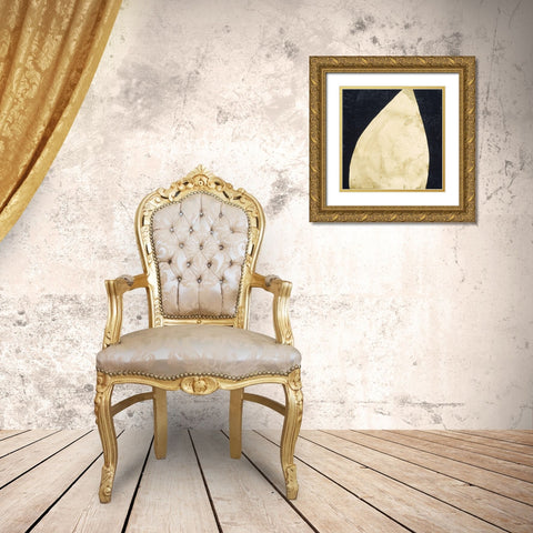 Shape Shifter IV Gold Ornate Wood Framed Art Print with Double Matting by Stramel, Renee W.