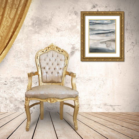 Foggy Horizon II Gold Ornate Wood Framed Art Print with Double Matting by Parker, Jennifer Paxton