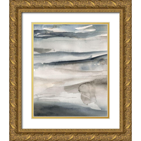 Foggy Horizon II Gold Ornate Wood Framed Art Print with Double Matting by Parker, Jennifer Paxton