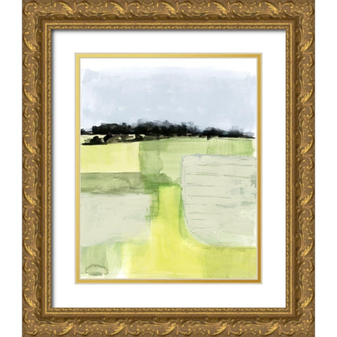 Pale Vista I Gold Ornate Wood Framed Art Print with Double Matting by Borges, Victoria