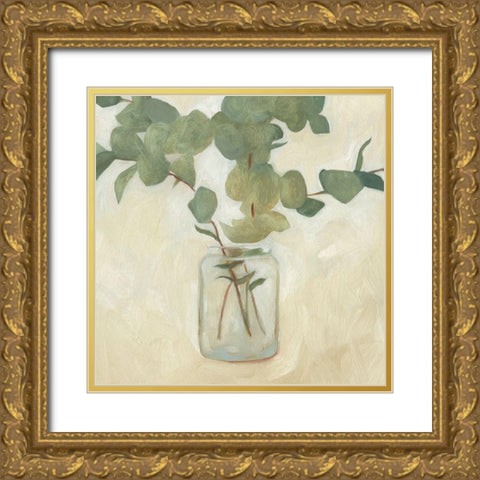 Greenery Still Life II Gold Ornate Wood Framed Art Print with Double Matting by Scarvey, Emma