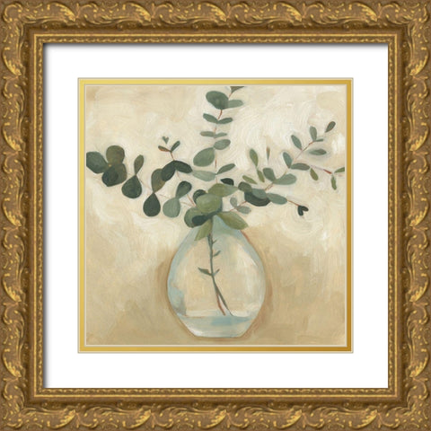 Greenery Still Life III Gold Ornate Wood Framed Art Print with Double Matting by Scarvey, Emma