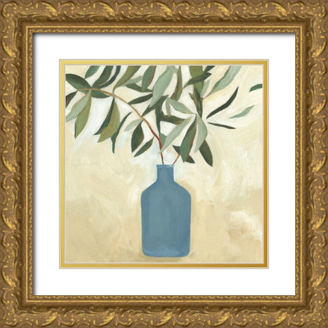 Greenery Still Life V Gold Ornate Wood Framed Art Print with Double Matting by Scarvey, Emma