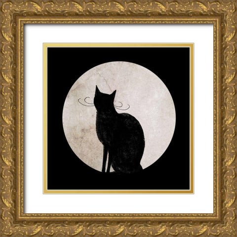 Mystic Moon I Gold Ornate Wood Framed Art Print with Double Matting by Borges, Victoria
