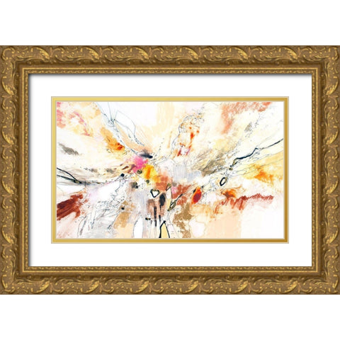 Black and White Series IV Gold Ornate Wood Framed Art Print with Double Matting by Gardner, Jennifer