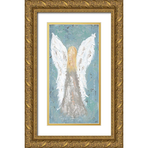 Fairy Angel I Gold Ornate Wood Framed Art Print with Double Matting by Reynolds, Jade