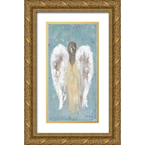 Fairy Angel II Gold Ornate Wood Framed Art Print with Double Matting by Reynolds, Jade
