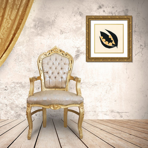 Mod Pod IV Gold Ornate Wood Framed Art Print with Double Matting by Stramel, Renee W.