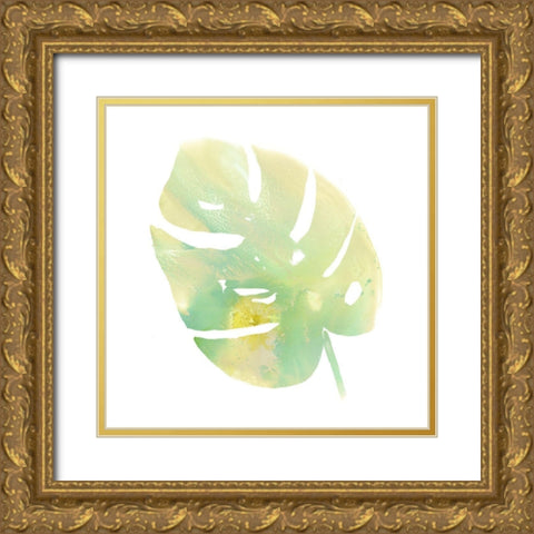 Prisma Tropical I Gold Ornate Wood Framed Art Print with Double Matting by Vess, June Erica
