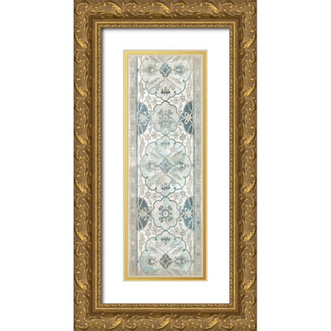 Vintage Persian Panel II Gold Ornate Wood Framed Art Print with Double Matting by Vess, June Erica