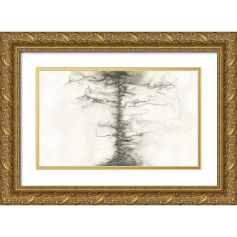 Infused Memory I Gold Ornate Wood Framed Art Print with Double Matting by Stramel, Renee W.
