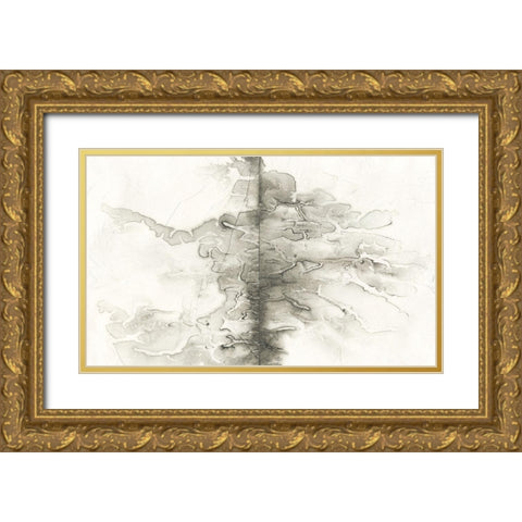 Infused Memory III Gold Ornate Wood Framed Art Print with Double Matting by Stramel, Renee W.