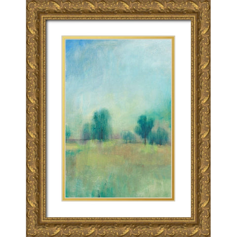 Serene Spring I Gold Ornate Wood Framed Art Print with Double Matting by OToole, Tim