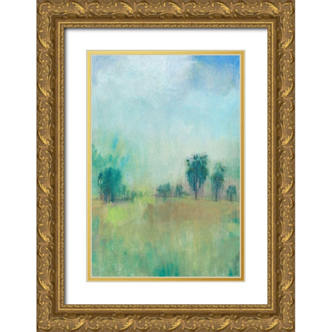 Serene Spring II Gold Ornate Wood Framed Art Print with Double Matting by OToole, Tim