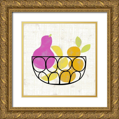 Fruitilicious I Gold Ornate Wood Framed Art Print with Double Matting by Zarris, Chariklia