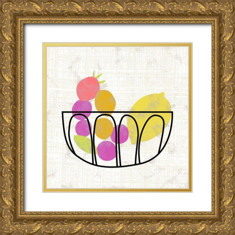 Fruitilicious II Gold Ornate Wood Framed Art Print with Double Matting by Zarris, Chariklia