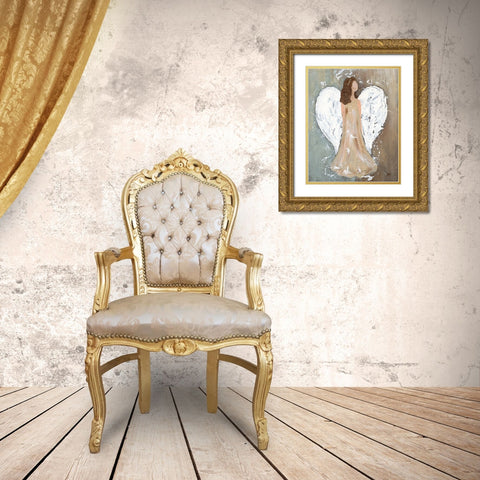 Safe Haven II Gold Ornate Wood Framed Art Print with Double Matting by Reynolds, Jade